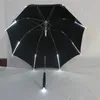 Kreatywne LED Light Reklama Parasole Blade Runner Night Ochrona Luminous Parasol Bone Anti Cororosive Paraguas Cztery Kolor 38JN FF