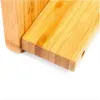 Wholesales!!!Multi-function Bamboo Table Type Rectangular Display Stand Wood Color Storage Holders & Racks