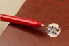 2018 Metal Tükenmez Kalemler Moda Kız Okul Kırtasiye Ofis Malzemeleri için Büyük Inci Tükenmez Kalemler W7292