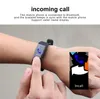TF6 Sport Smart Armband Wristband Färgskärm Band Pedometer Hjärtfrekvens Realtidsdetektering Blodtryck Syreövervakning Hälsa
