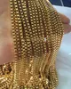 Gnayy Hurtownie Biżuteria Fingings 3keter Lot In We Luży Stali Nierdzewnej Moda Złoto Box Link Łańcuch Biżuteria Znakowanie DIY 2.4mm
