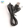 Da USB a DC5.5 DC Ricarica Linea dati elettronica Accessori elettronici Da USB a DC 5.5 * 2.1mm Cavo di alimentazione con nucleo in rame 500 pz / lotto