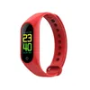 M3 Smart Band Color LCD-skärm Fitness Tracker Armband IP67 Vattentät Armband Heart Rate Sova Monitor för iOS Android