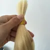 Klasa 10A jedwabna fala prosta Warstwa włosy 5pcs Peruvian Virgin Human Hair Blond Blond Kolor 613# Czarny dla opcji