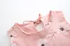 2018新しい夏の赤ちゃんガールズドレスOネック刺繍花ノースリーブベストドレス素敵な幼児服子供チュチュドレス