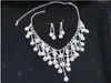 Bridal accessories bridal accessories chain crown wedding headwear three sets of Wedding Necklace2371840