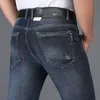 Smart Casual Moda Uomo Abbigliamento Dritto Elasticità Jeans Larghi Pantaloni Denim da Uomo Vendita Calda Pantaloni Lunghi Uomo