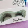 Seashine kostenloser Versand 3D-Wimpern handgefertigte Nerz-Vollstreifen-Wimpern-Make-up-Tools mit individueller Private-Label-Verpackung
