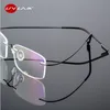 Uvlaik Rimless Óculos de Titânio Quadros Mulheres Homens Flexível Moldura Óptica Prescrição Espetáculo Óculos Óculos Olhos