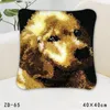 DIY Decoratieve kussenslopen Sofa Decoratie Houd kussen in Sofa Festival Gifts For Friend and Family Animals Series Dog Pillow Bus Crafts