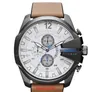 QUALIDADE SUPERIOR MELHOR PREÇO Homens De Luxo Relógios DZ4280 DZ4291 DZ4291 DZ4291 DZ4292 Caso Oversized Mutiple Dials Data Display Leather Strap