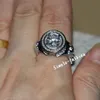 choucong Brand Design Jewelry Men ring 3ct Diamond 925 Sterling Silver Ring Anello di fidanzamento per uomo