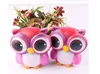 Vente chaude Hibou Squishies Kawaii Hibou Squishy Jouets Doux Lent Rising Téléphone Sangle Squeeze Break Enfant Jouet Soulager L'anxiété Cadeau De Noël Gratuit DHL