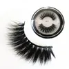 3D nerts zachte valse wimpers 20 mm 10 stijlen Ronde Case 1 Paar Lang dikke kruis Natuurlijke make -up Faux Oogwimpers Extensie YG