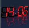 Grande relógio de parede digital design moderno relógio relógio temporizador contagem regressiva Calendário Temperatura Tempo Tempo Decor Decor Nixie Clock