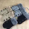 kids wool mittens