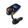 SOVO Kit de voiture Bluetooth avec transmetteur FM mains libres récepteur Bluetooth chargeur de voiture Support carte Micro SD style de voiture
