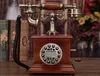 Antieke Europese massief houten telefoon retro fashion creatieve Amerikaanse huis Chinese klassieke hand crank vaste lijn