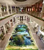 Niestandardowe 3d podłogi duży chiński krajobraz 3d tapety fototapeta tapeta pvc podłoga salon 3D Malowidła