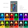 Yeni E27 RGB LED Ampul 3 W 5 W 10 W LED Lambalar Spot Akıllı Ampul led ampuller RGB 24Key IR Uzaktan Kumanda Ev Noel