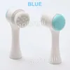 Brosse pour le visage en silicone à deux faces Nettoyant pour les pores du visage Nettoyage du corps Masseur pour la peau beauté SPA Soins du visage Brosse de maquillage nettoyante