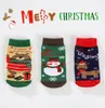 Christmas Kids Socks Children Terry warm socks Xmas Cute Cartoon Santa Animals Fox Bear 2018 Winter warm socks for infant toddler gift