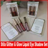 Stila Glitter Glow Liquireのアイシャドウセット3個/セットキラキラオンザゴム限定版アイシャドウキット