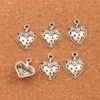 200 Sztuk / partia Truskawka Z Liści Spacer Charm Koraliki 14.5x19.8mm Tybetański Silver Wisiorki Stop Handmade Biżuteria DIY L930