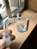 Diamond Knot Quartz Domeless Banger Nail 18 14 10mm Male Female Frosted Joint 21.5mm Bowl Dia 90 Degree Glass Bong Glass Water Pipes