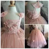 Ballkleid für Mädchen, Festzugskleider, Kommunionkleider für Mädchen mit Perlen, Blumenmädchenkleid für Kinder, Ball- und Abendkleider