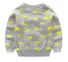 autumn winter Knitted Toddler Boy Sweater Casual Spring Cartoon Dinosaur Pattern Warm Cotton Boys Sweaters Pullovers Children4367084