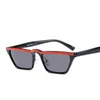 HBK Occhiali da sole sexy Cat Eye Donna Piccolo Cat Eye Occhiali Specchio Retro Nero Rosso Occhiali da sole Tonalità femminili Oculos9276833