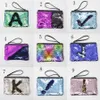 Mermaid Sequin Cosmetic Bag Glitter Makeup Coin Purse Evening Bling Storage Bags Toggle discoloration Handbag C4494