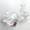 25mm XL Quartz Banger GTR Bubble Spinning Carb Cap Nail with 10mm 14mm Flat Top Thick Bottom Nails 6mm Ruby Terp Pearl
