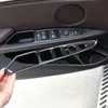 ABS 4 SZTUK Car Okno Szklane przyciski Podnośniki Rama Dla BMW X5 F15 X6 F16 2014-18 LHD Auto Drzwi Drzwi Drzwi Dekoracje Dekoracji