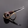 New ebony carved white tail ebony pipe practical smoking accessories