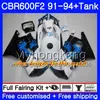 Corpo para HONDA CBR 600F2 FS CBR600RR CBR600 F2 91 92 93 94 1MY.8 CBR600FS CBR 600 F2 CBR600F2 Novo arco-íris 1991 1992 1993 1994 kit de Carenagem