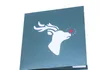 Julklappar 3d papperskort x-mas hälsningskort Julprydnader Juldekorationer Pop Up Flying Deer Card