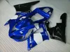 Gratis Custom Fairing Kit för Yamaha R1 2000 2001 Vit Blå Svart Fairings YZF R1 00 01 DS28