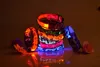 Flash Dog LED-Camo-Kragen Glow Cat Collars Flashing Nylon Neck Light Up Halsband für Hunde Heimtierbedarf Hundehalsbänder Free DHL