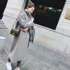Winter Woman Jacket Coat Female 2018 Long Sway-Face-Face-Face Women Women Women Thin Overcoat Cashmere Coats Femme Mujer
