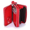 4 Colors Multifunction Bag Women & Men Genuine Cow Leather Key Holder Double Zipper Key Card Wallet Car Key Case,YK946