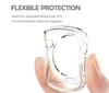 Ny 38mm 42mm Slim Transparent Crystal Clear Soft TPU Gummi Flexibelt Lätt Skyddskåpa För Apple Watch Iwatch Series 1/2/3