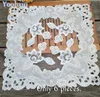 HOT beads table place mat cloth embroidery pad cup mug holder Organza coaster placemat doily Christmas wedding kitchen decor