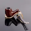 New ebony carved white tail ebony pipe practical smoking accessories