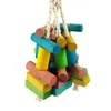 ナチュラルウッドペット鳥のおもちゃオウムオウムガーブーブルボーブルバイトプレイシングス玩具おもちゃのためのハムスター東京ウサギリスの家装飾9709074