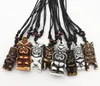 Hela blandade 8 st maoriihawaiian stil imitation ben snidade tiki hängen halsband för män kvinnor039s gåva drop mn3629966