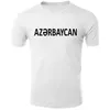 ASERBAIDSCHAN T-Shirt kostenlos nach Maß Name Nummer schwarz weiß grau rot Kleidung T-Shirts Aze Country T-Shirt Aserbaidschanische Nation Az Top