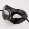Mäns Masquerade Mask Fancy Dress Venetian Masks Masquerade Masker Plast Halv Ansiktsmask Valfri Multi-Färg (Svart, Vit, Guld, Silver) DHL