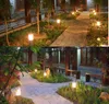 LED Outdoor Lawn Lamp IP65 Waterproof 12V 110V 220V E27 Garden Stainless steel lights Courtyard Lights Landscape Lamp LLFA